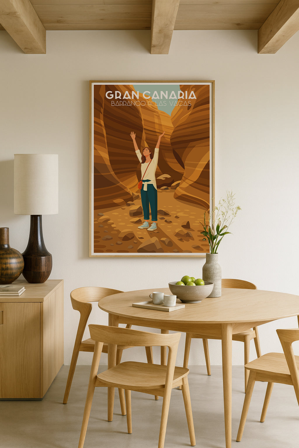 Affiche du Barranco de Vacas, Gran Canaria