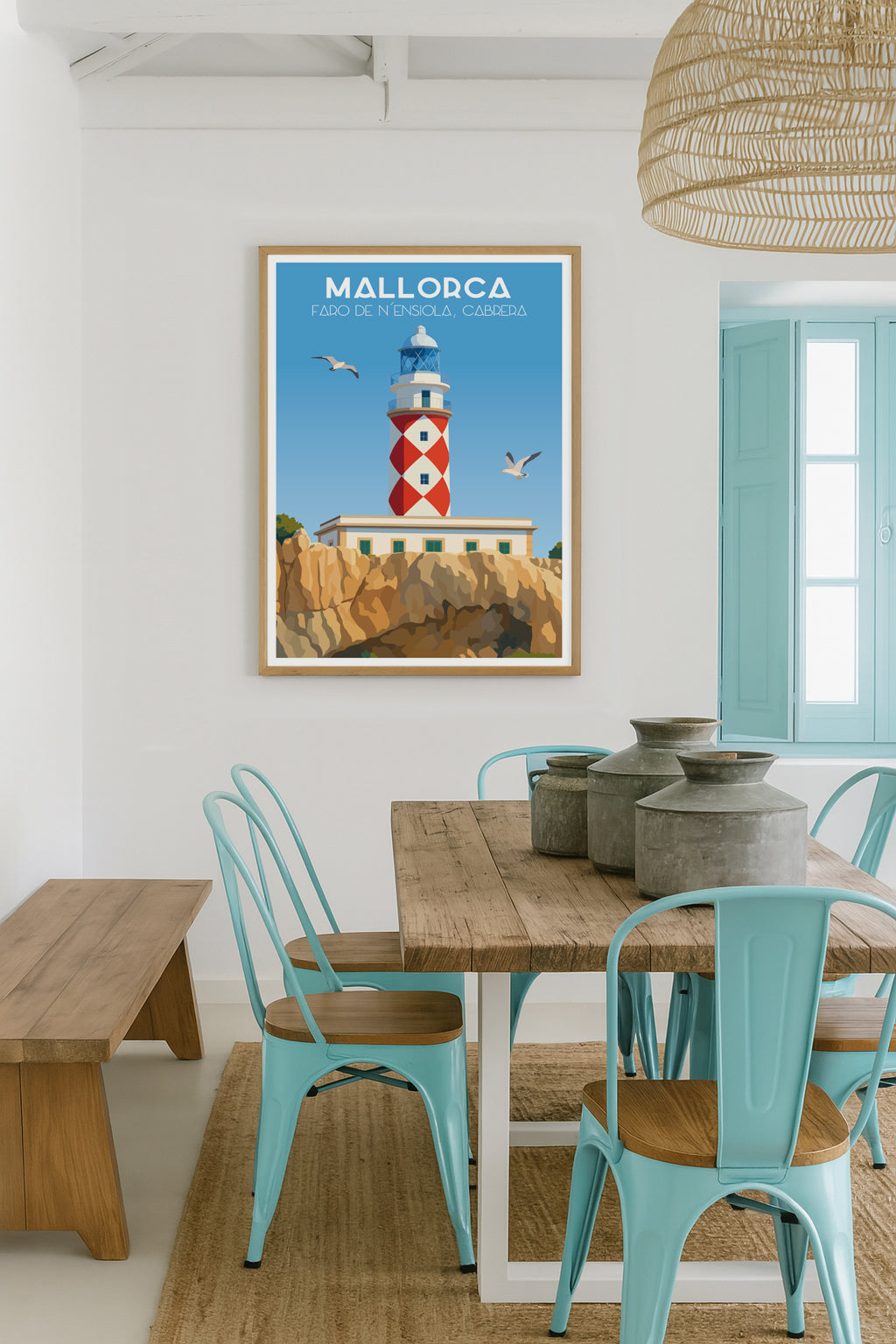 Poster Faro de Cabrera, Mallorca