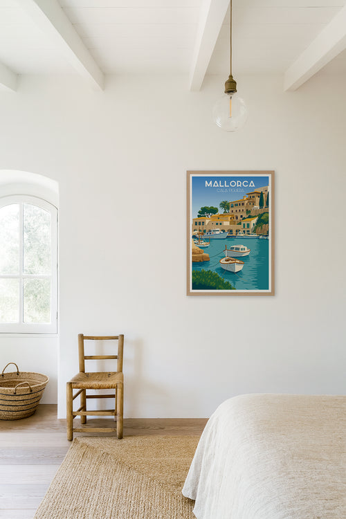 Poster Cala Figuera, Mallorca
