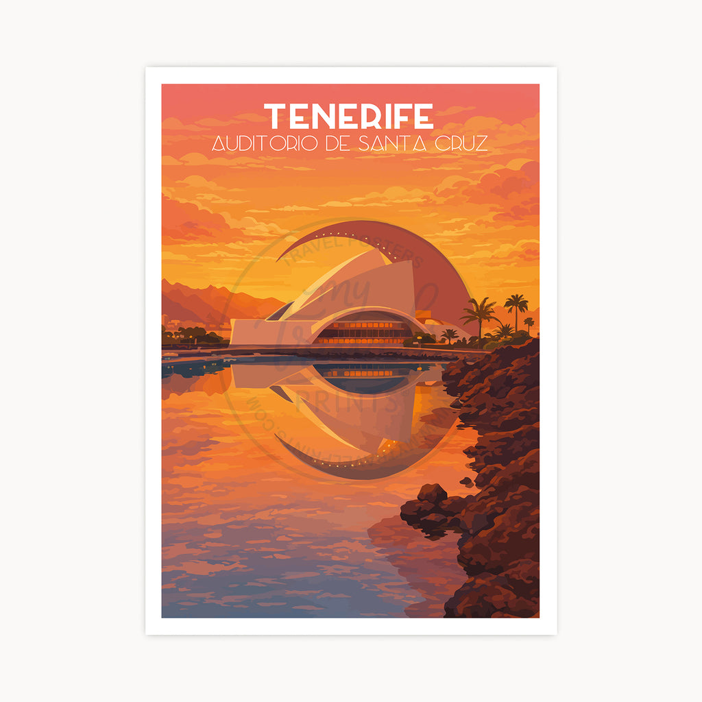 Affiche de l’Auditorium de Santa Cruz, Tenerife