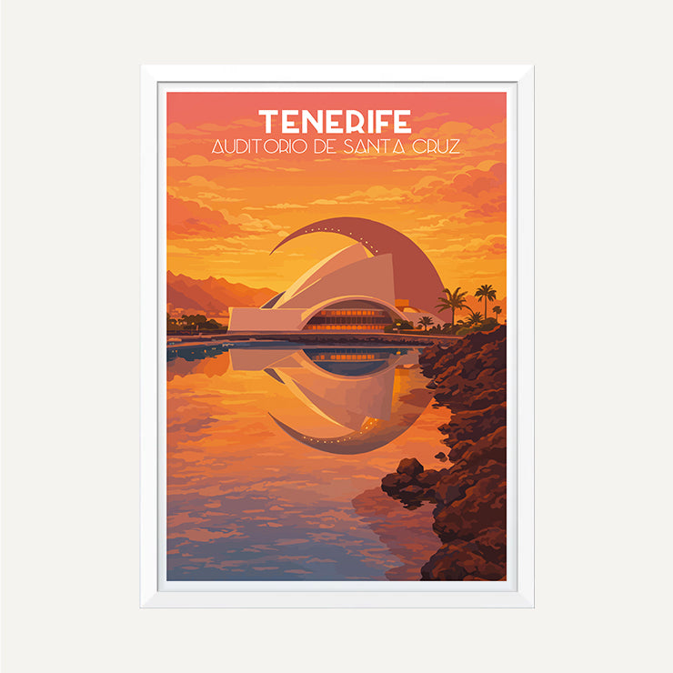 Poster Auditorio de Santa Cruz, Tenerife