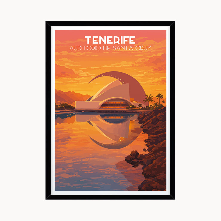 Poster Auditorio de Santa Cruz, Tenerife