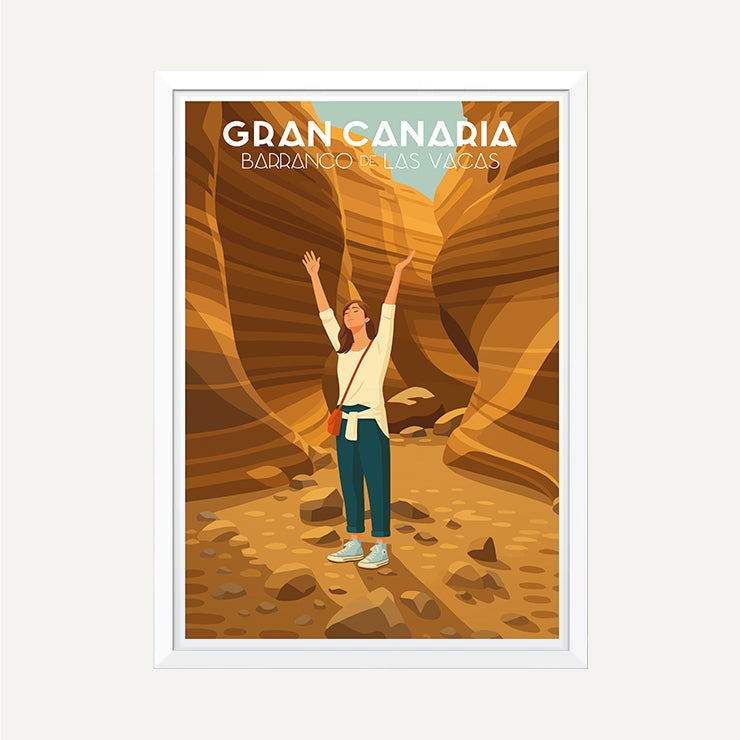 Poster Barranco de Vacas, Gran Canaria