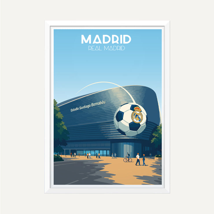 Real Madrid Stadium Poster, Madrid