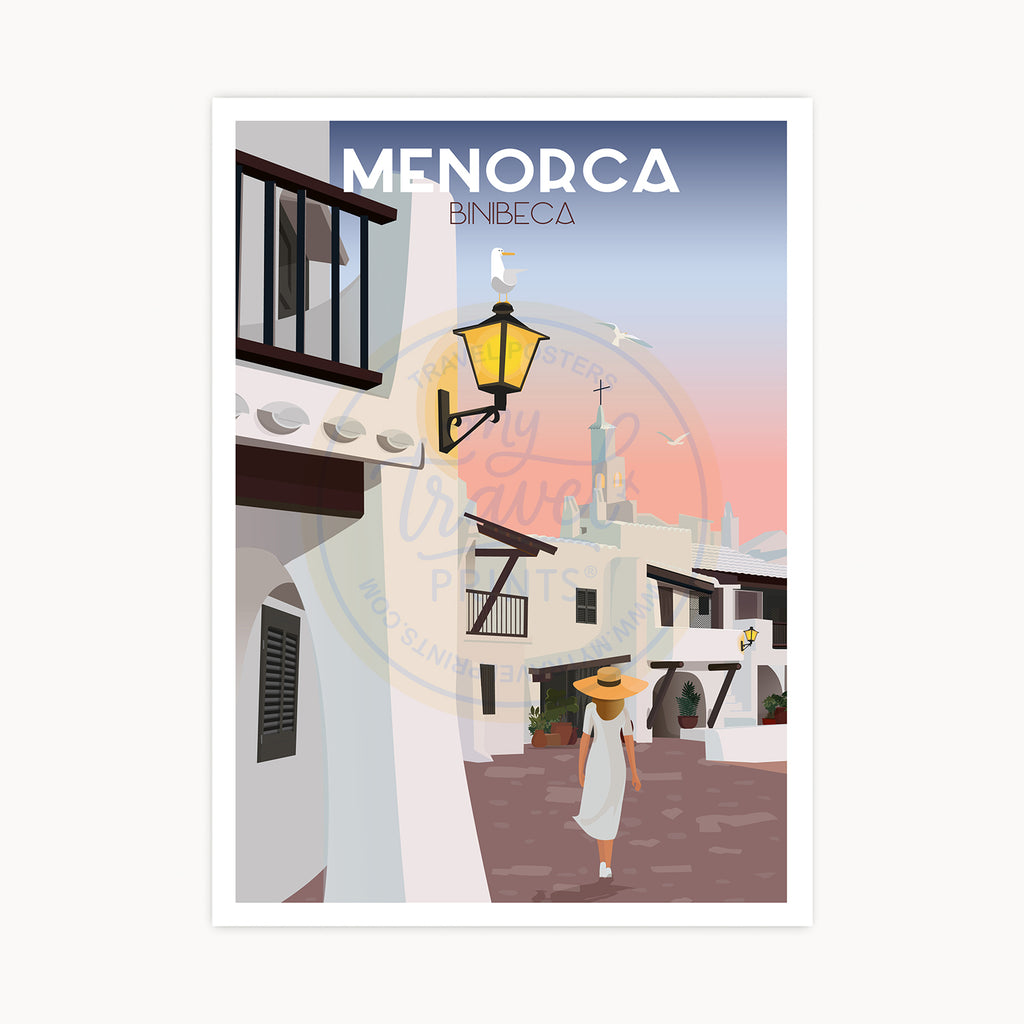 Affiche du Binibeca, Minorque