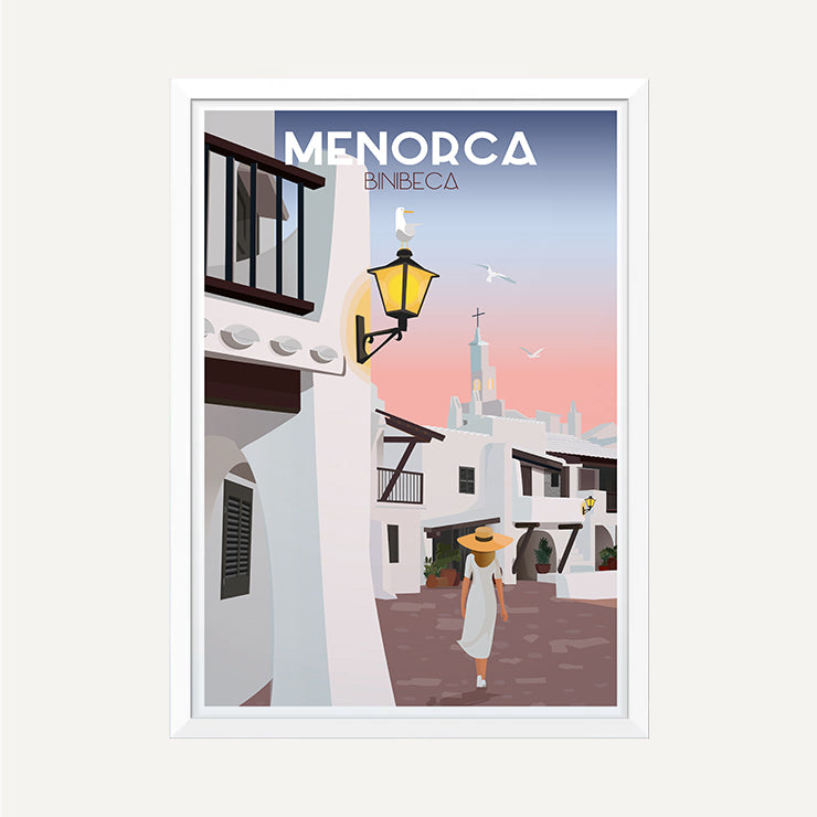 Póster Binibeca, Menorca