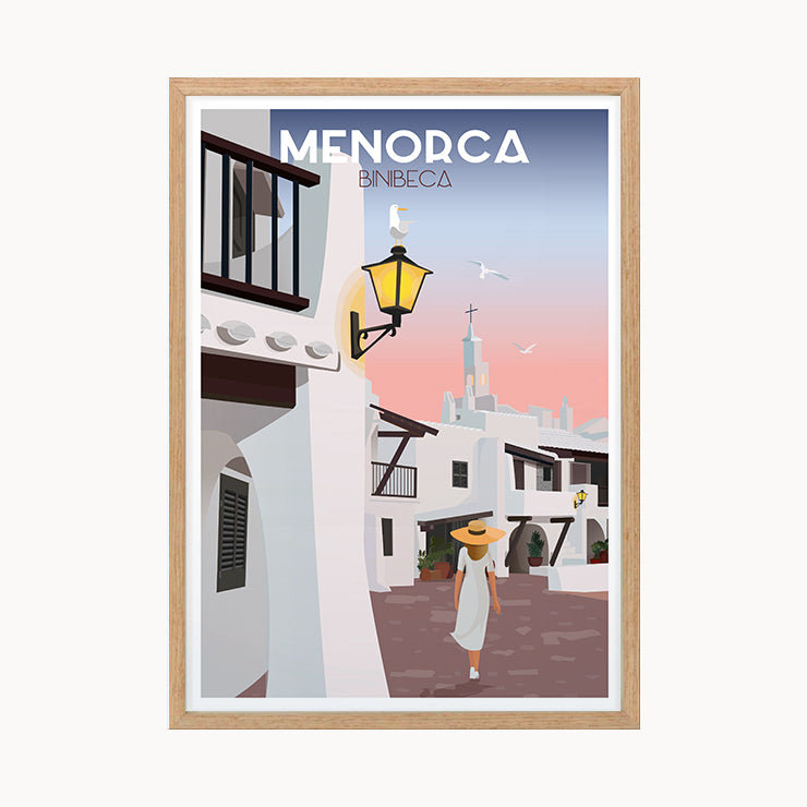 Póster Binibeca, Menorca