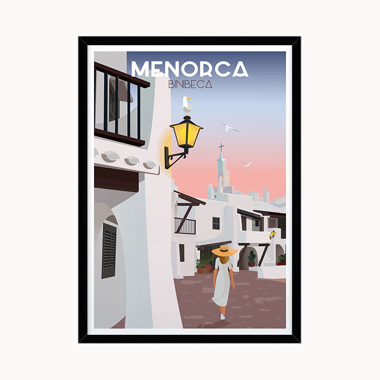Póster Binibeca, Menorca