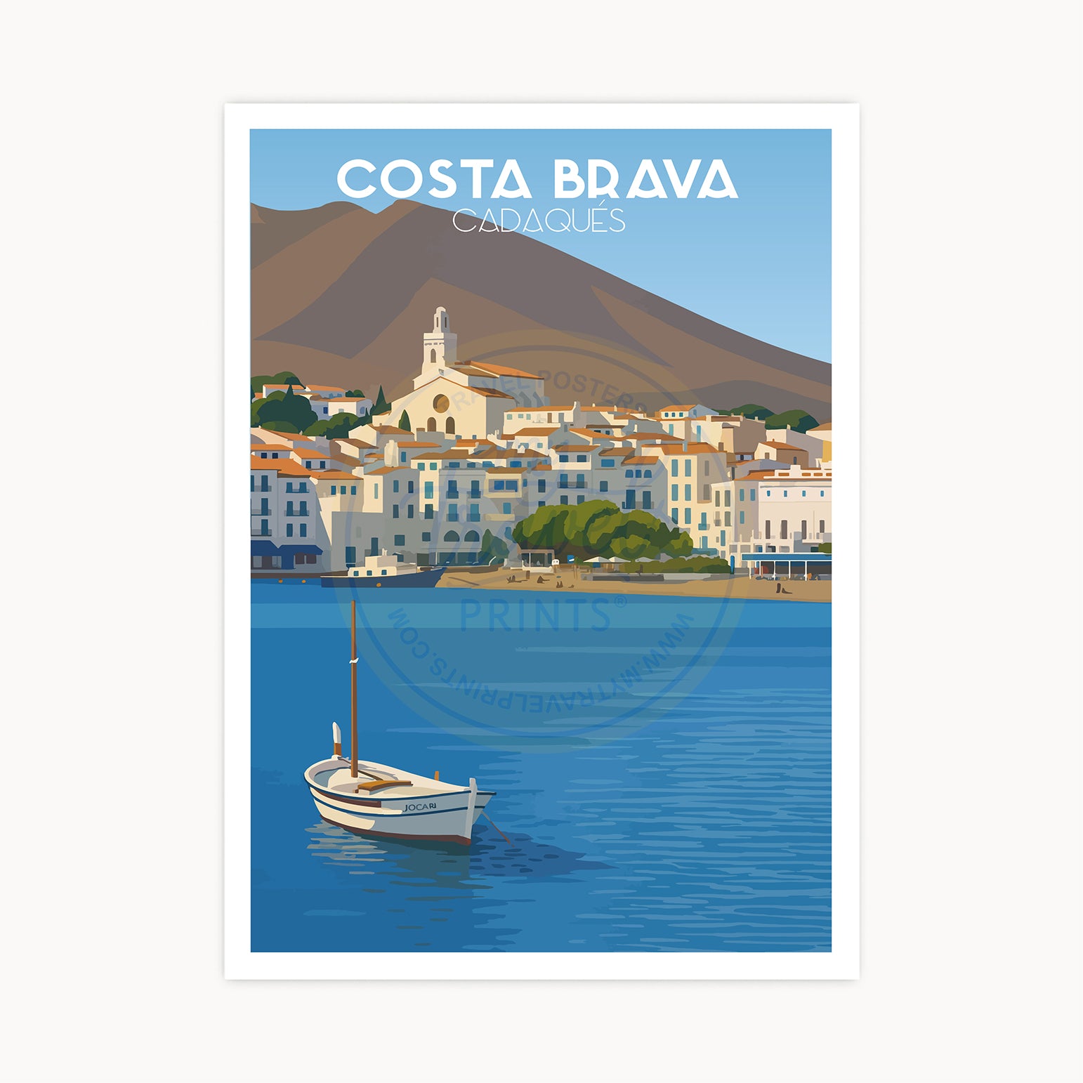 Poster Cadaqués, Costa Brava