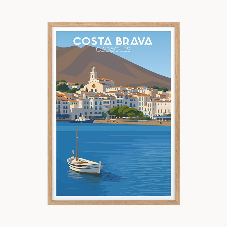 Poster Cadaqués, Costa Brava