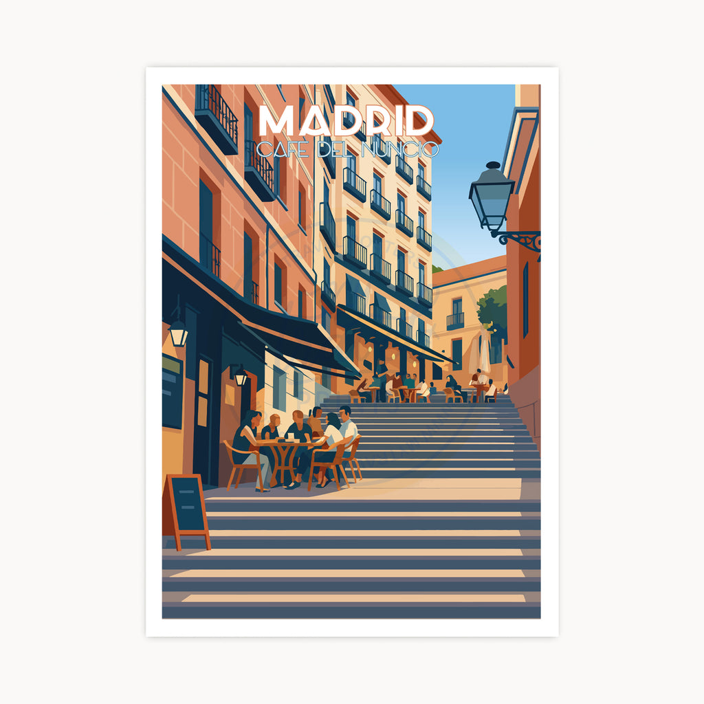 Poster Cafe del Nuncio, Madrid