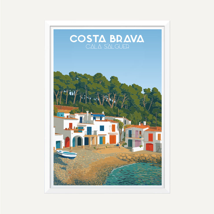 Poster Cala S´Alguer, Costa Brava