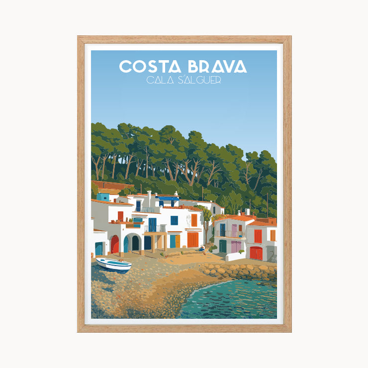 Poster Cala S´Alguer, Costa Brava