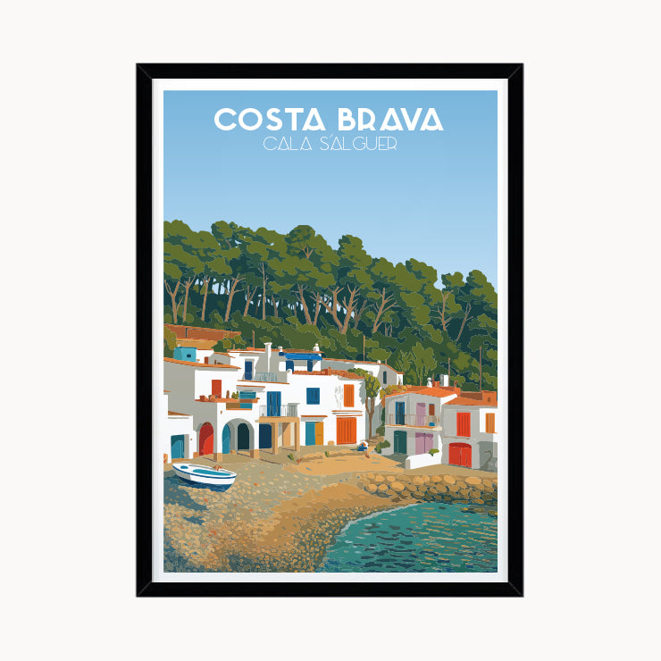 Poster Cala S´Alguer, Costa Brava