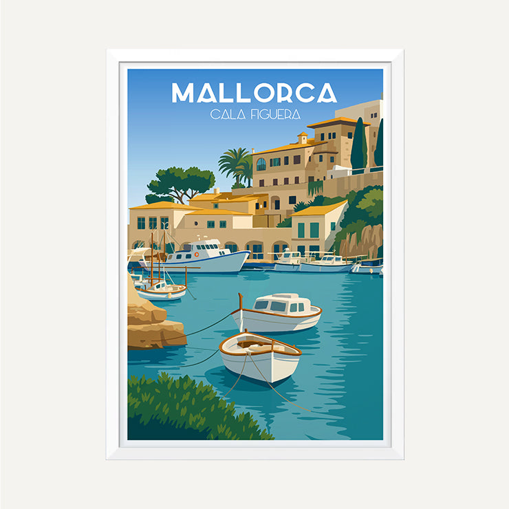 Poster Cala Figuera, Mallorca