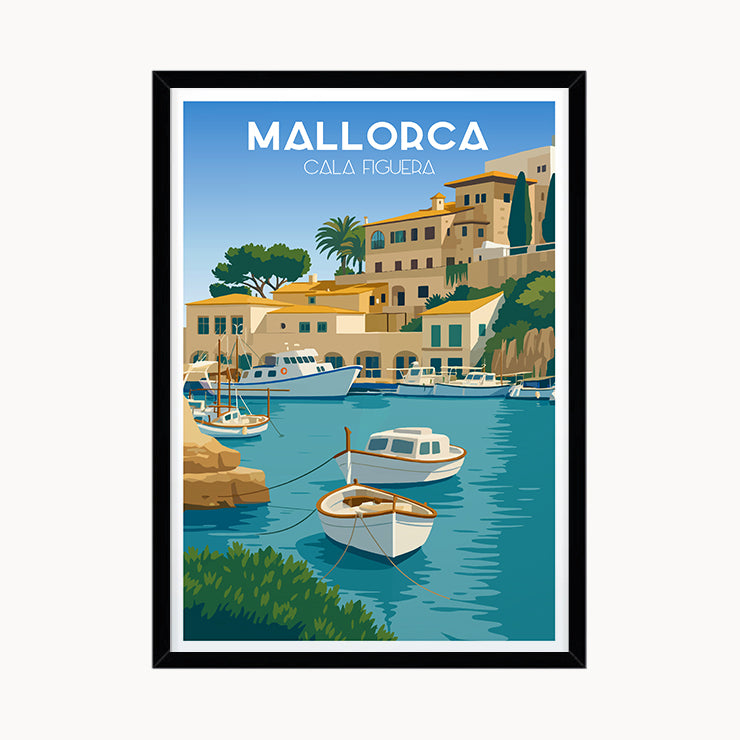 Poster Cala Figuera, Mallorca