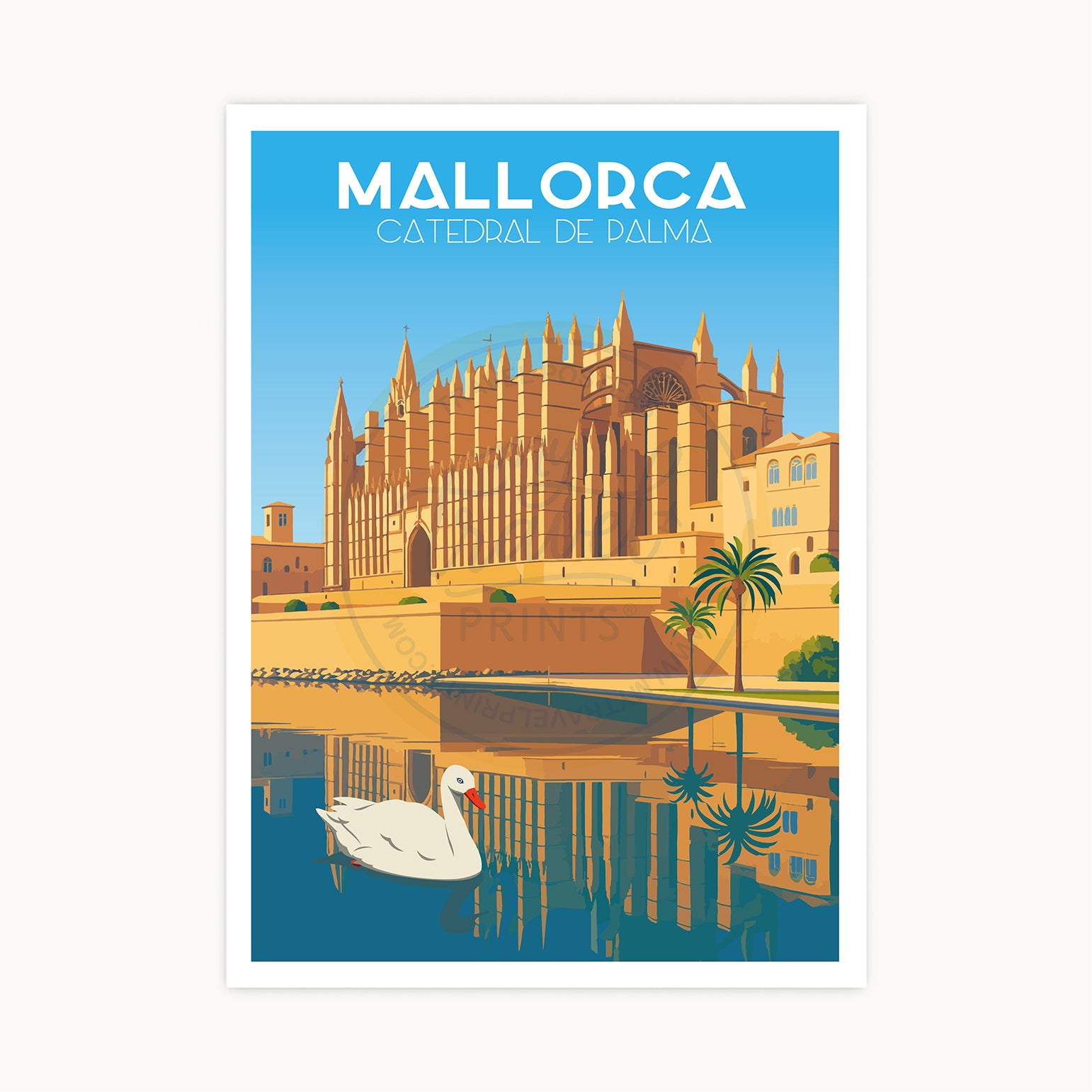 Poster of Palma Cathedral, Mallorca