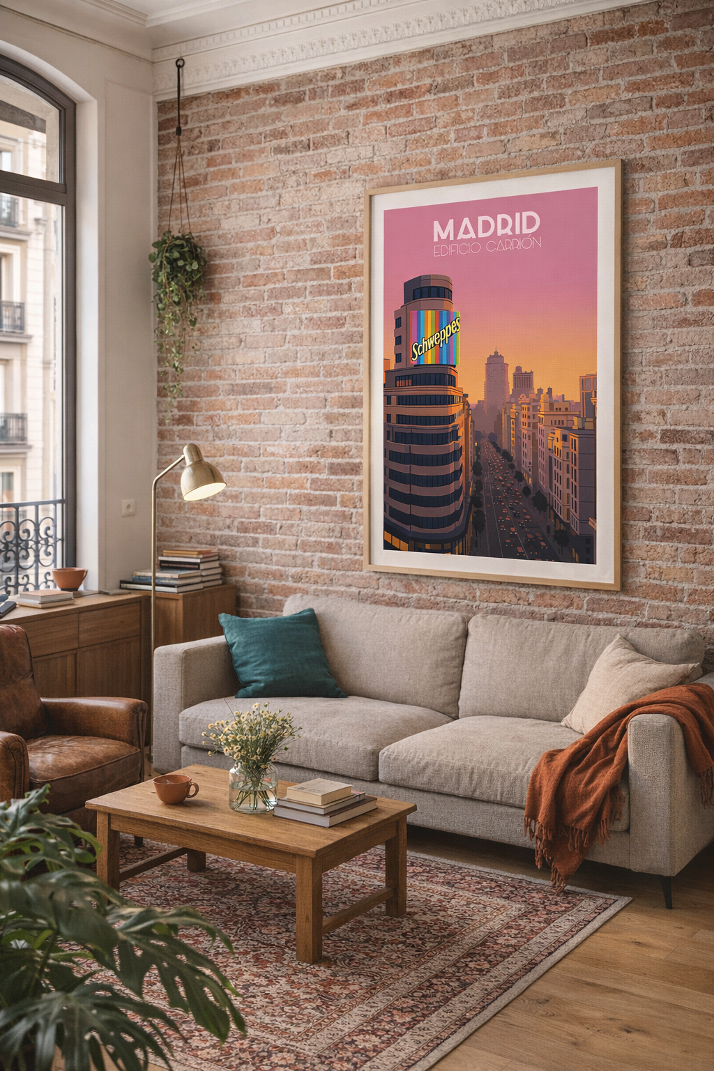 Carrión Building Poster, Madrid