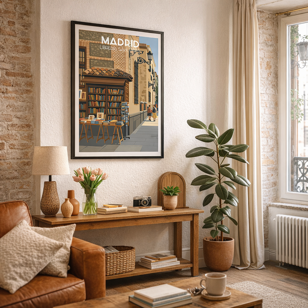 San Ginés Bookshop Poster, Madrid