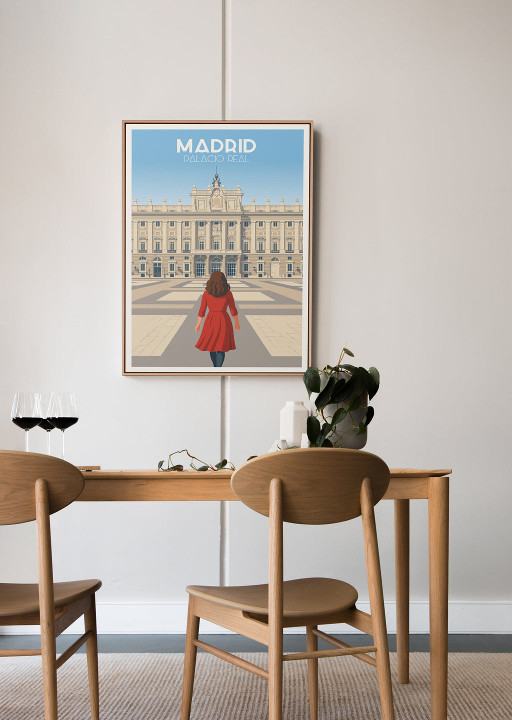 Poster Palacio Real, Madrid