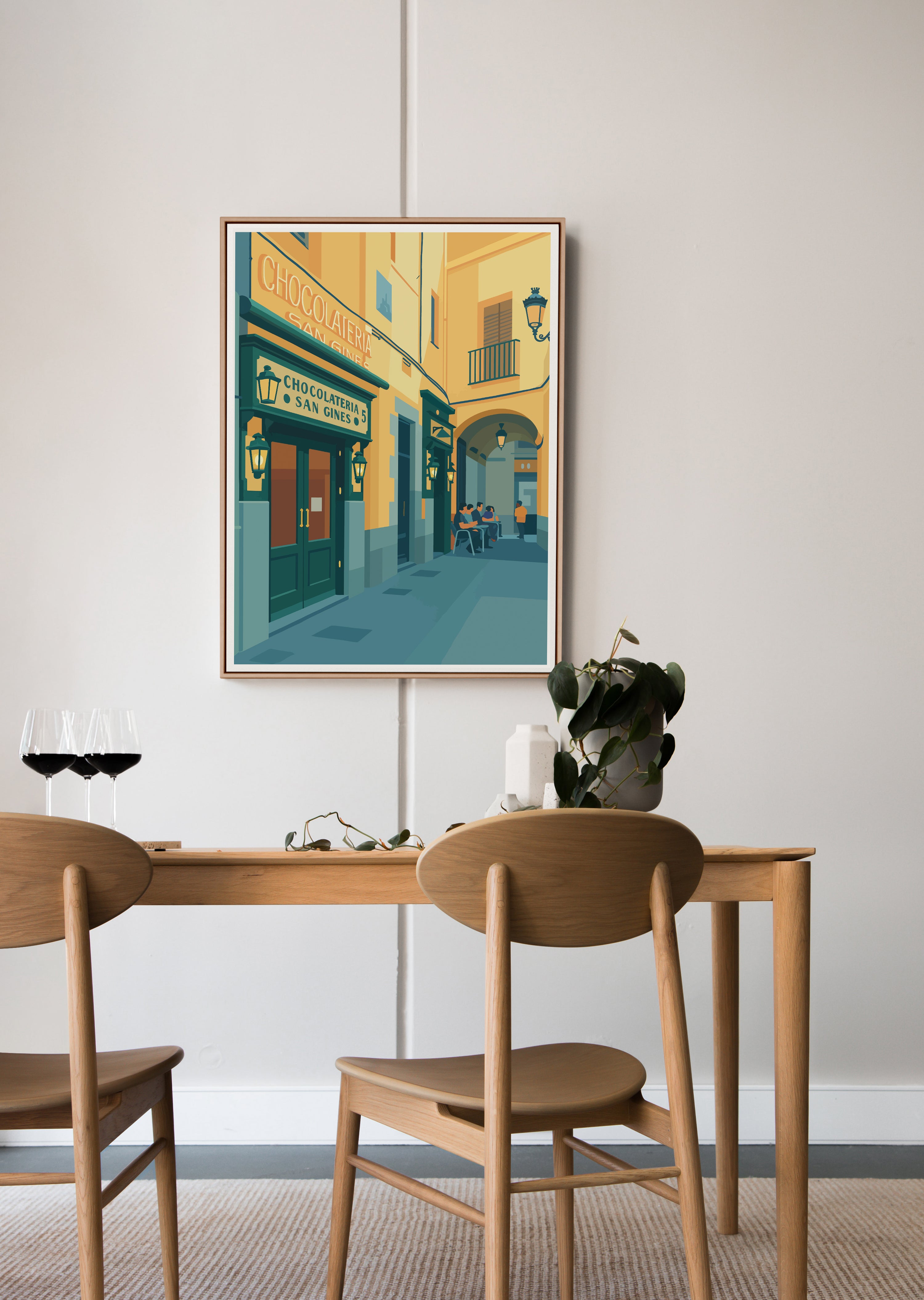 Poster for Chocolatería San Ginés, Madrid