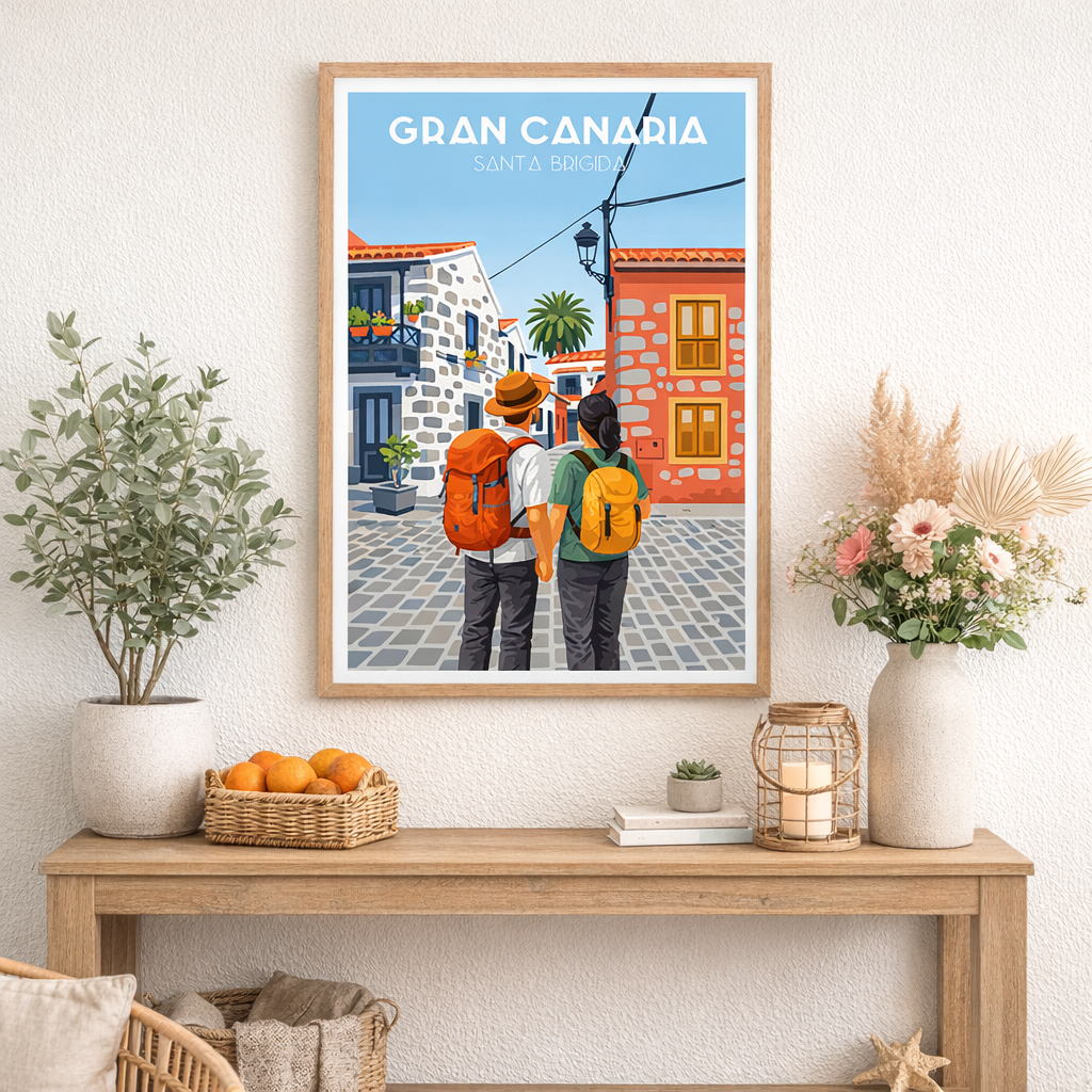 Poster Santa Brígida, Gran Canaria