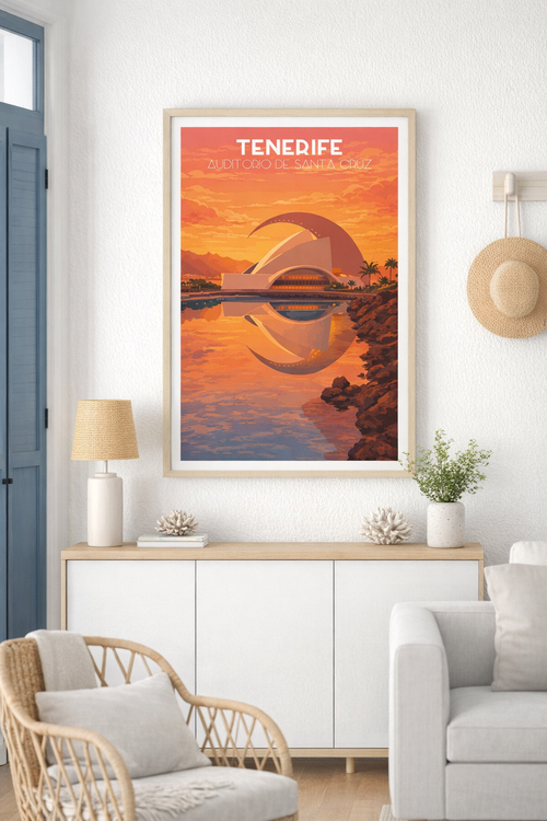 Poster Auditorio de Santa Cruz, Tenerife