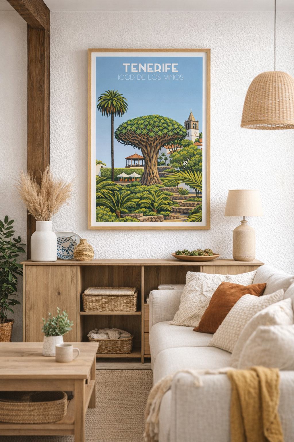Poster Icod de los vinos, Tenerife