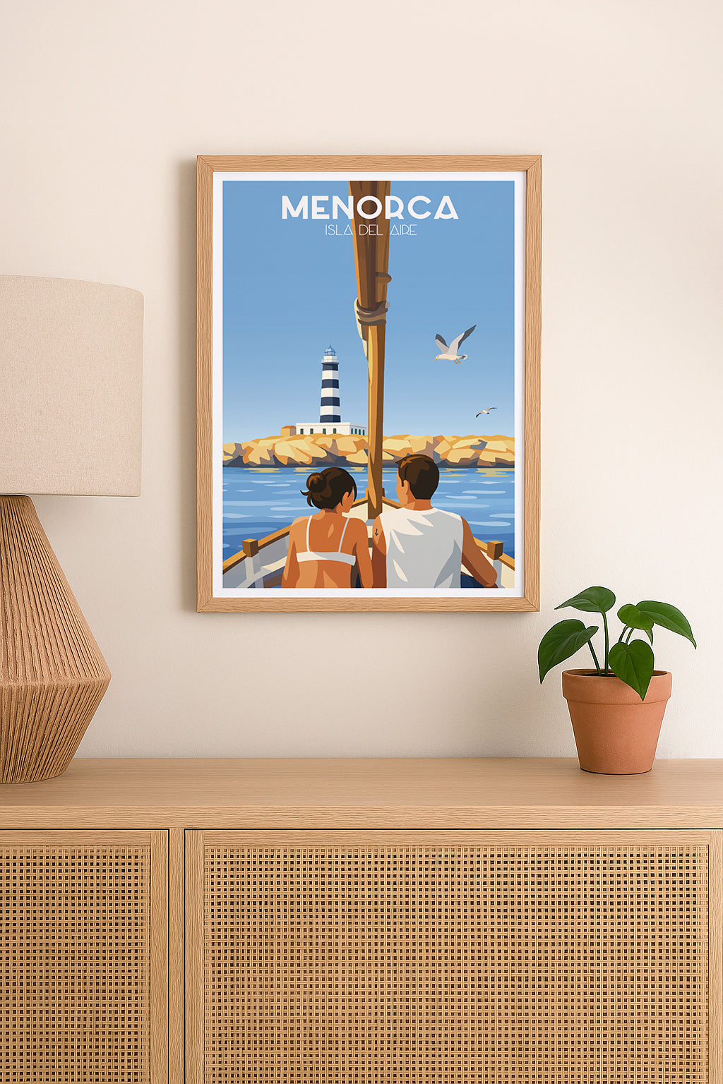 Affiche du phare d’Artrutx, Minorque