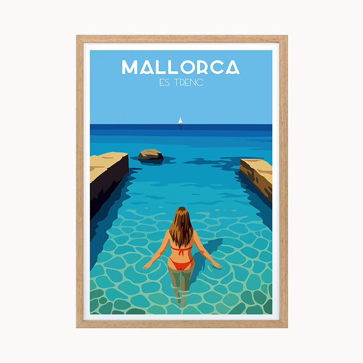 Poster Es Trenc, Mallorca