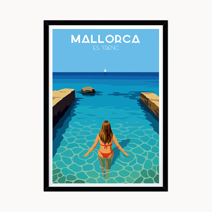 Poster Es Trenc, Mallorca