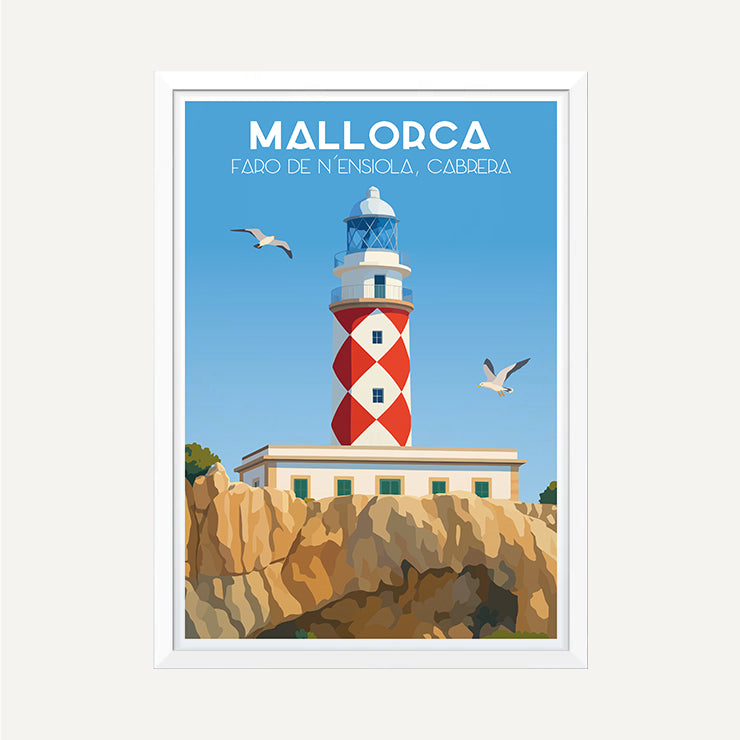 Cabrera Lighthouse Poster, Mallorca