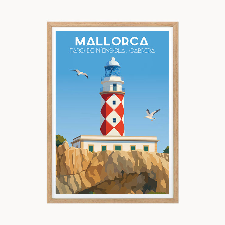 Cabrera Lighthouse Poster, Mallorca