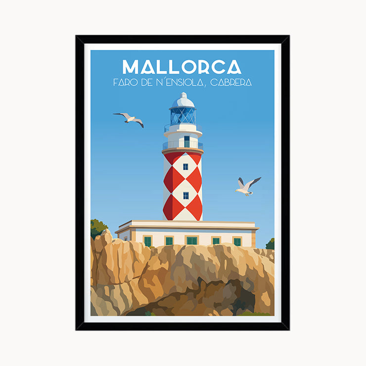 Cabrera Lighthouse Poster, Mallorca
