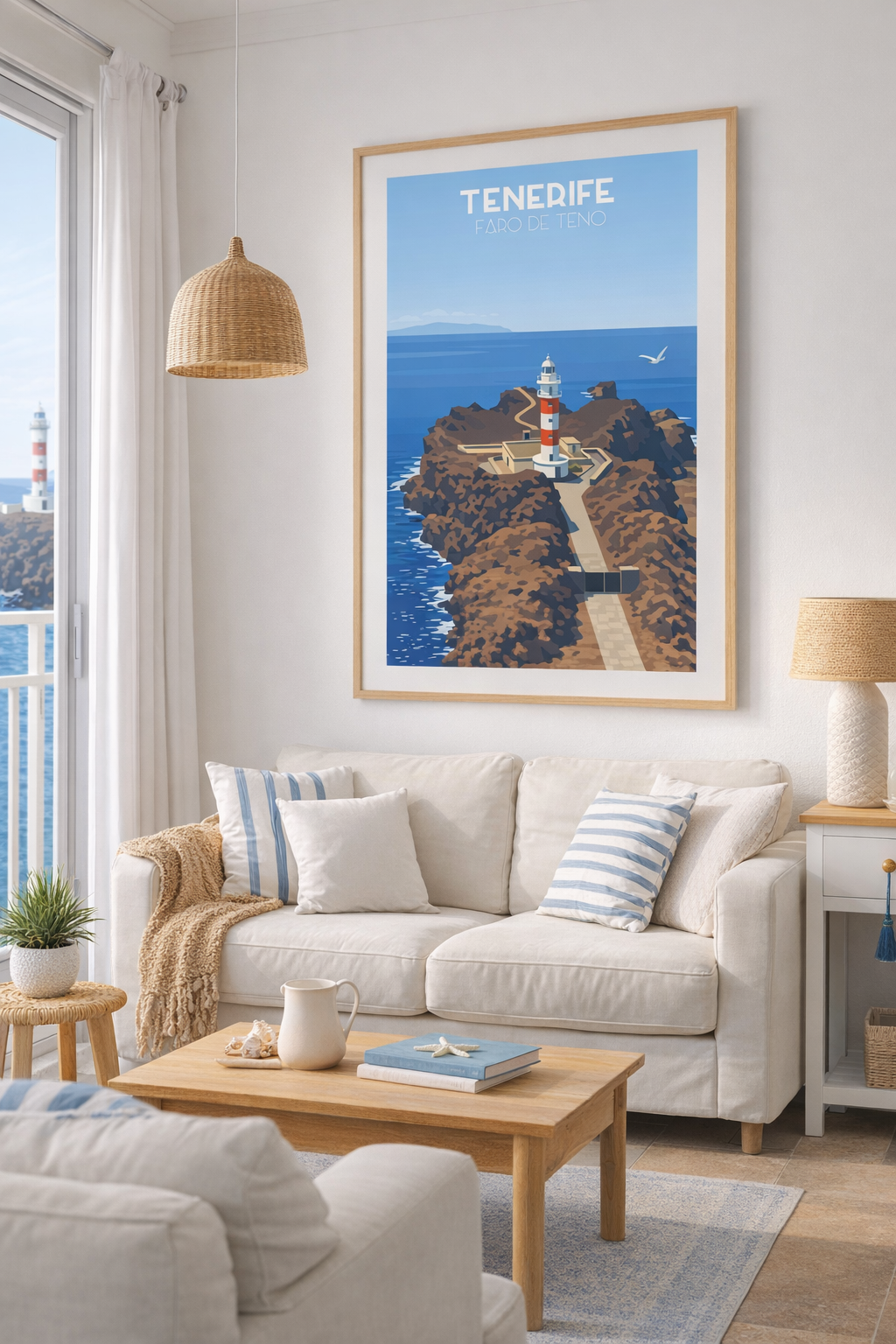 Punta de Teno Lighthouse Poster, Tenerife