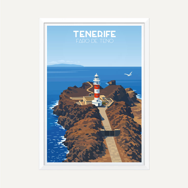Punta de Teno Lighthouse Poster, Tenerife