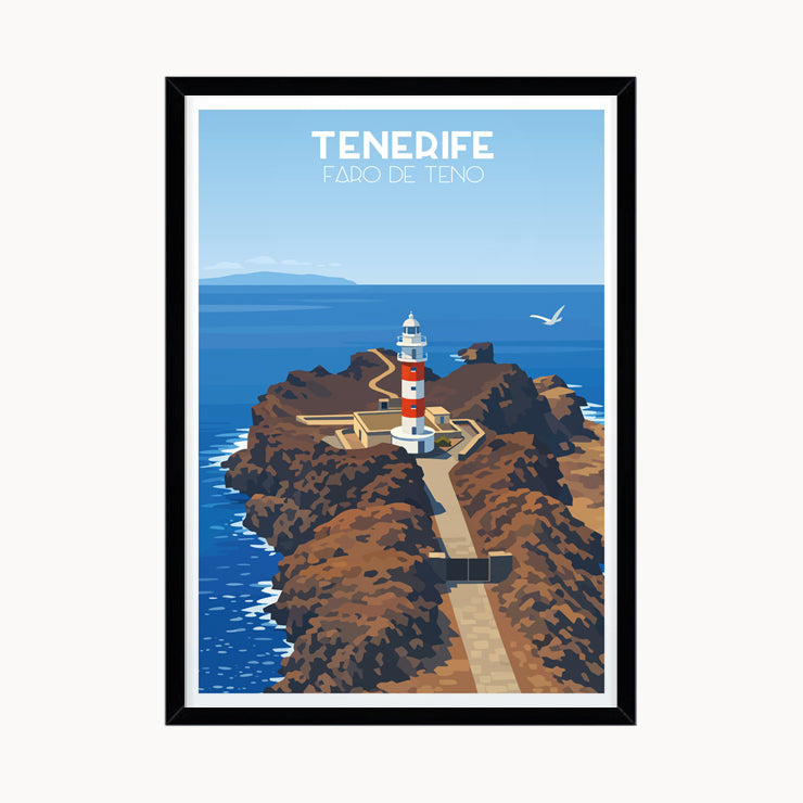 Punta de Teno Lighthouse Poster, Tenerife