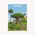 Poster Icod de los vinos, Tenerife