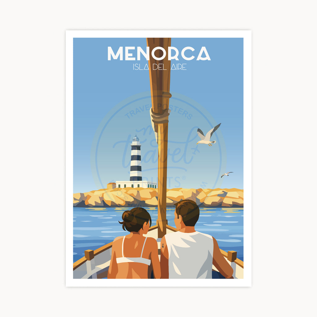 Affiche du phare d’Artrutx, Minorque