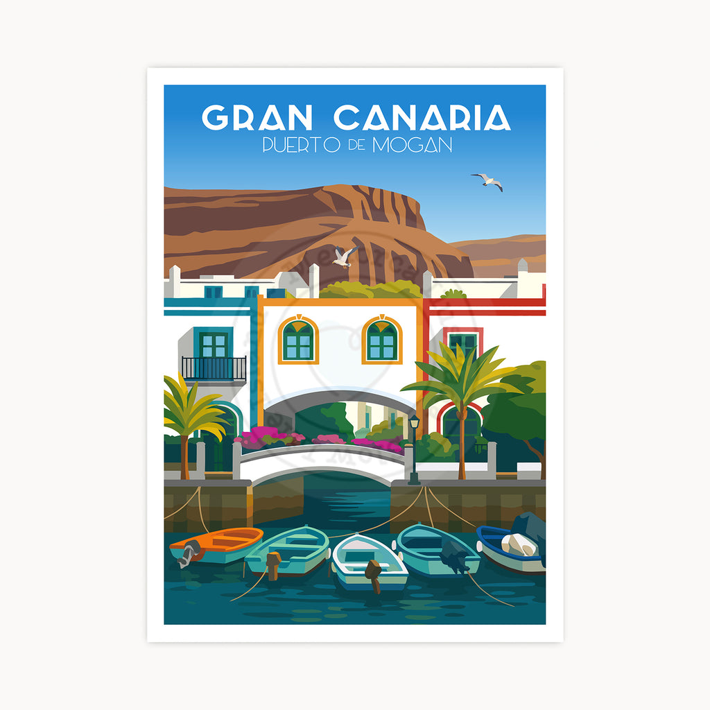 Poster Puerto de Mogán, Gran Canaria