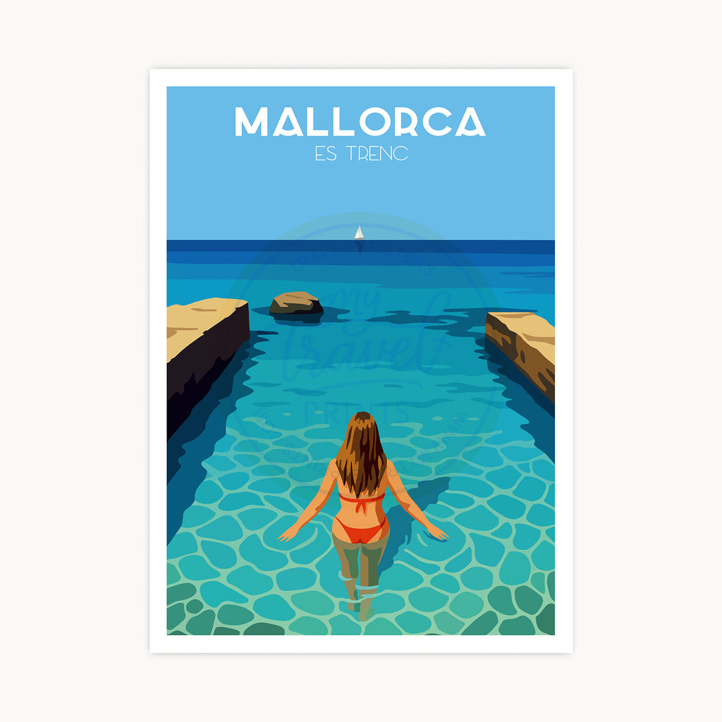 Poster Es Trenc, Mallorca