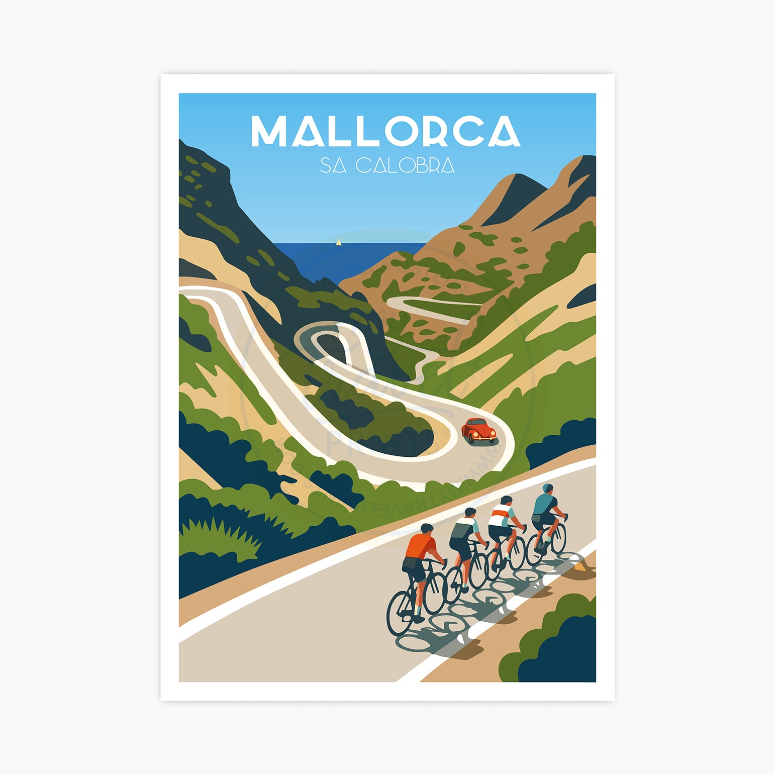 Poster Sa Calobra, Mallorca