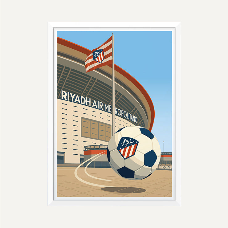 Atlético de Madrid Stadium Poster, Madrid