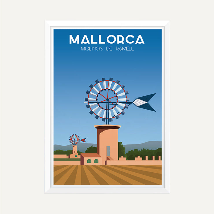 Mills of Ramell Poster, Mallorca
