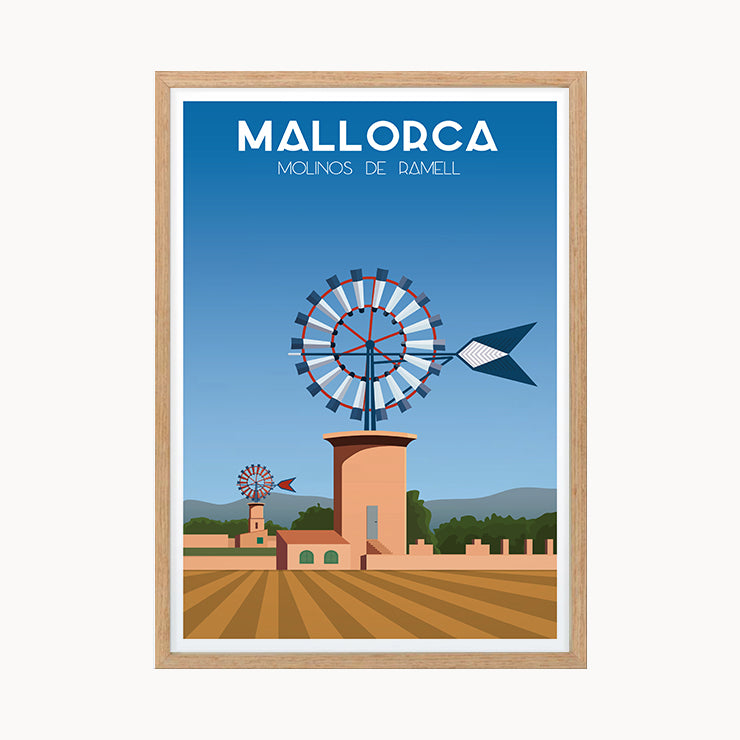 Mills of Ramell Poster, Mallorca