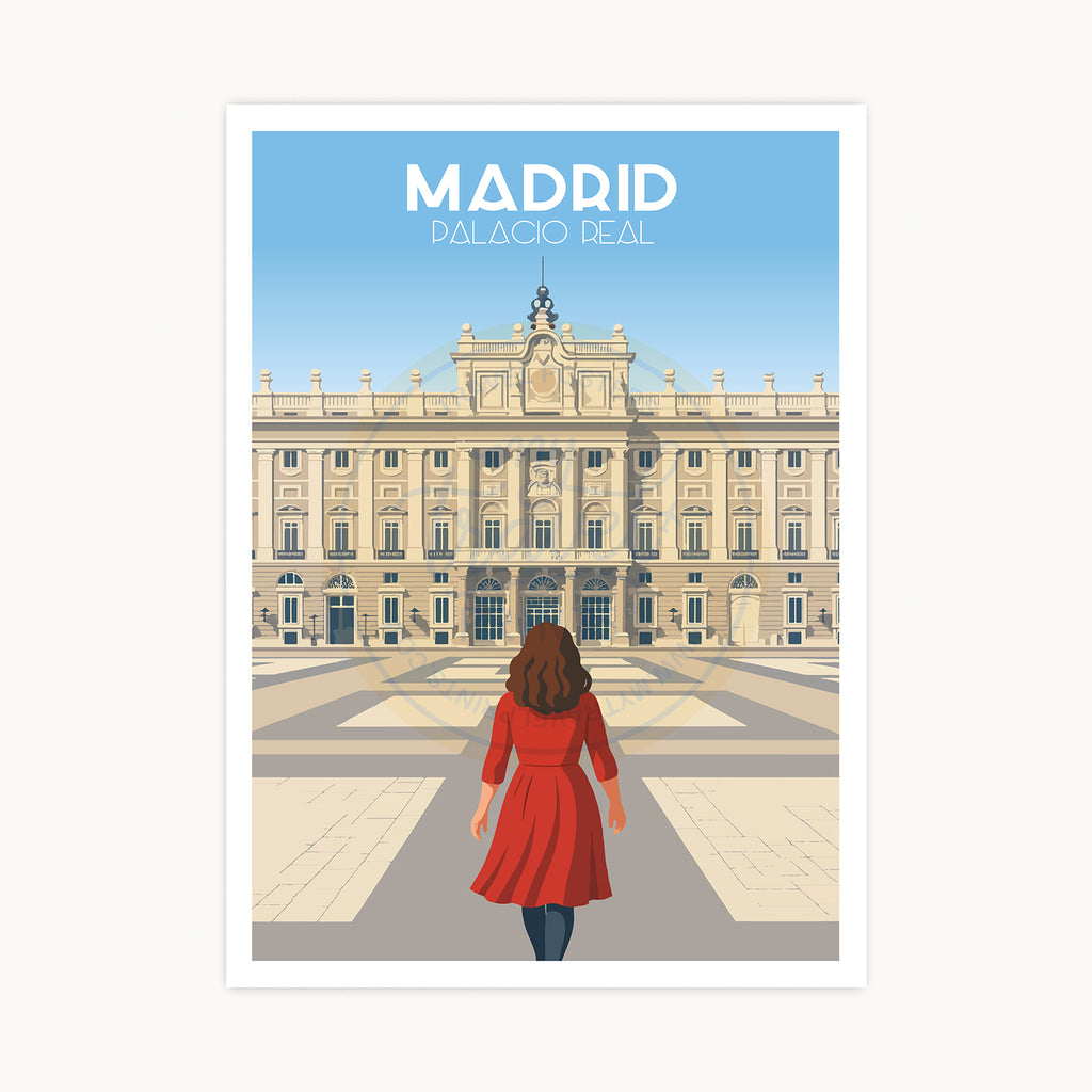 Poster Palacio Real, Madrid