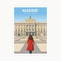 Poster Palacio Real, Madrid