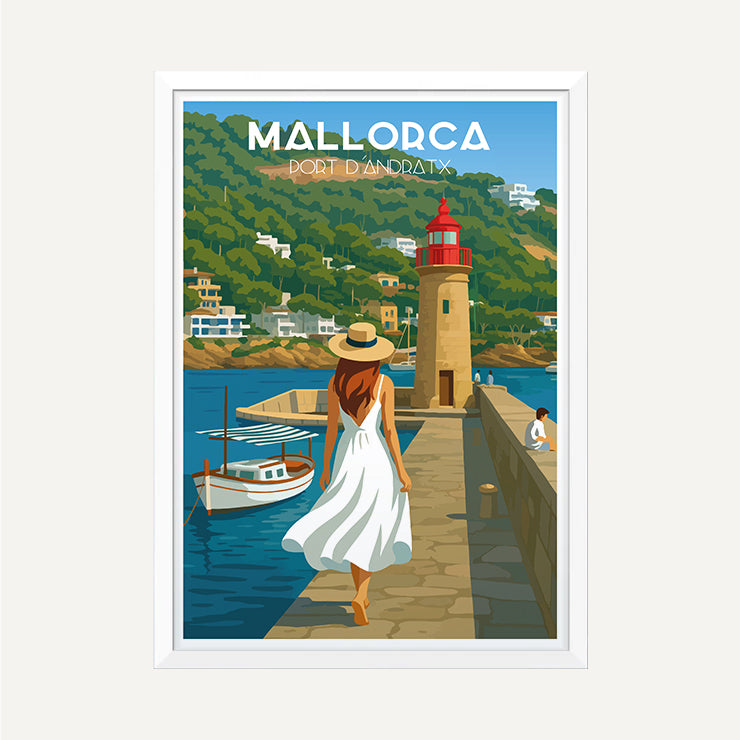 Port d´Andrtax Poster, Mallorca