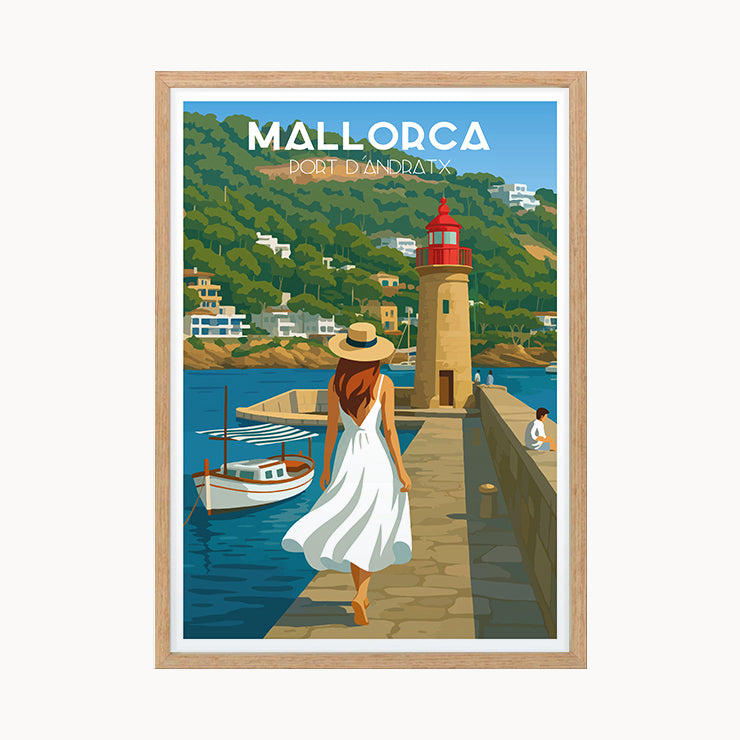 Port d´Andrtax Poster, Mallorca