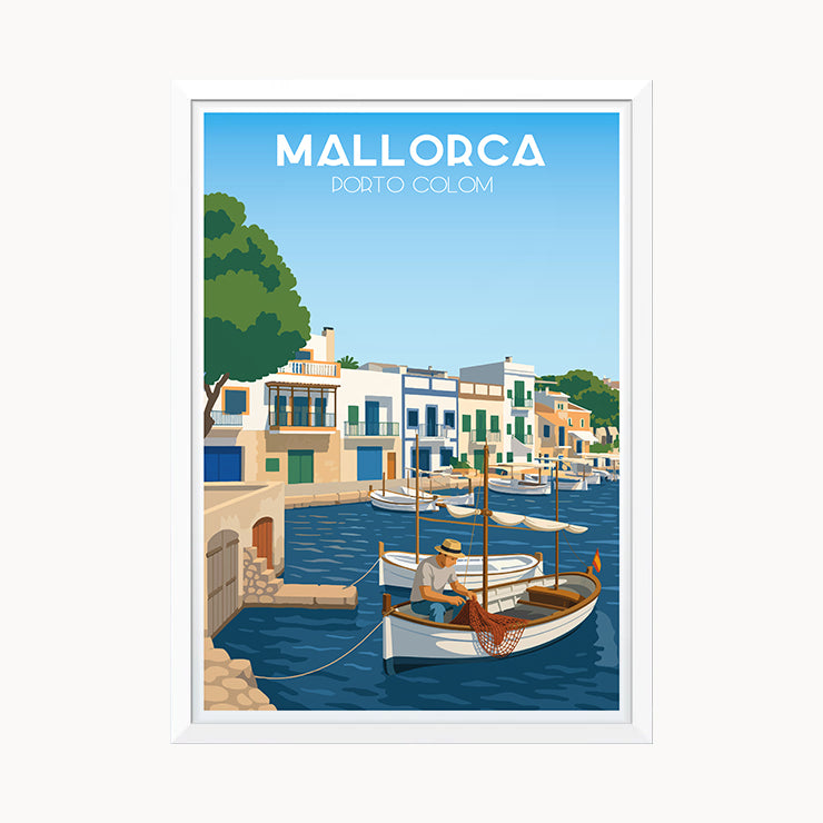 Poster Porto Colom, Mallorca